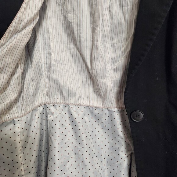 H&M Black Lined Office Blazer Size 8 - Picture 7 of 7